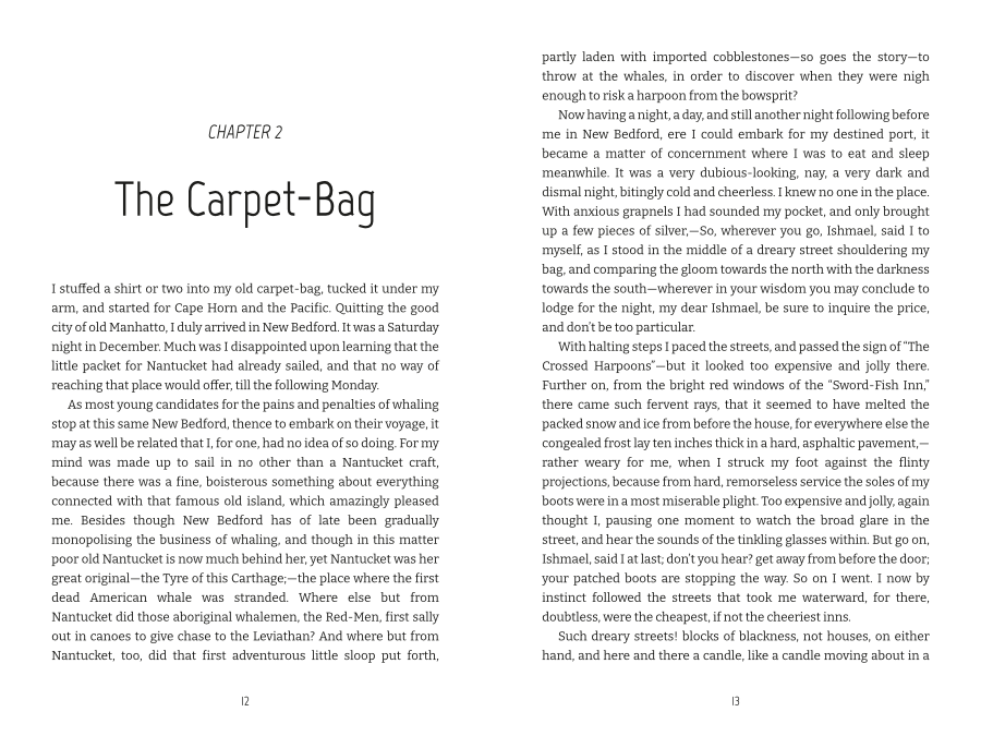 Sample pages from the Voyage Beyond Infinity design